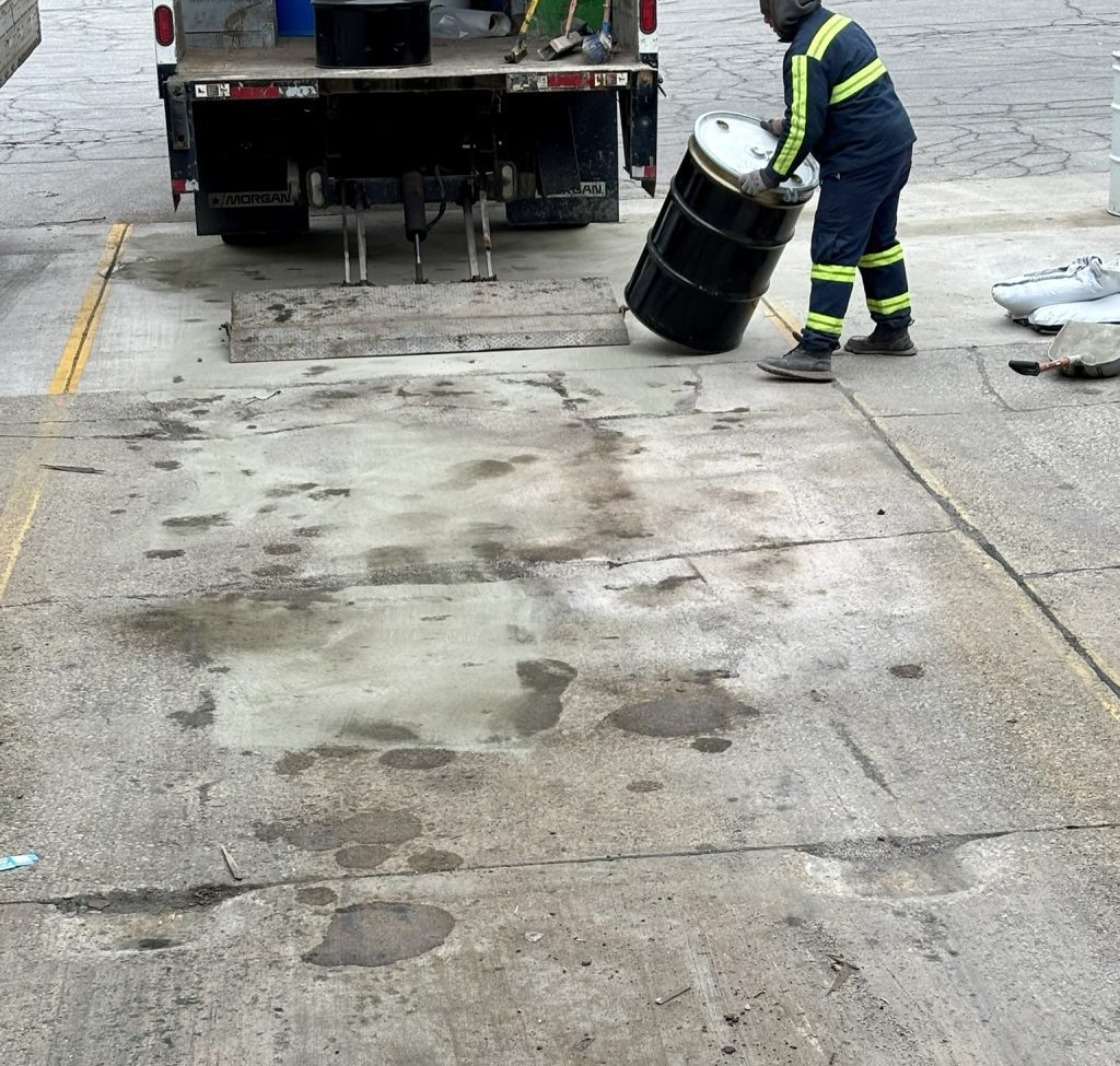 antif freeze disposal after spill cleanup