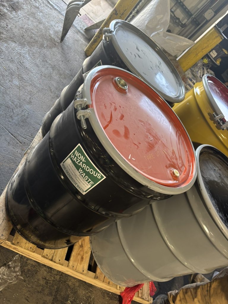 waste drums from remediation services